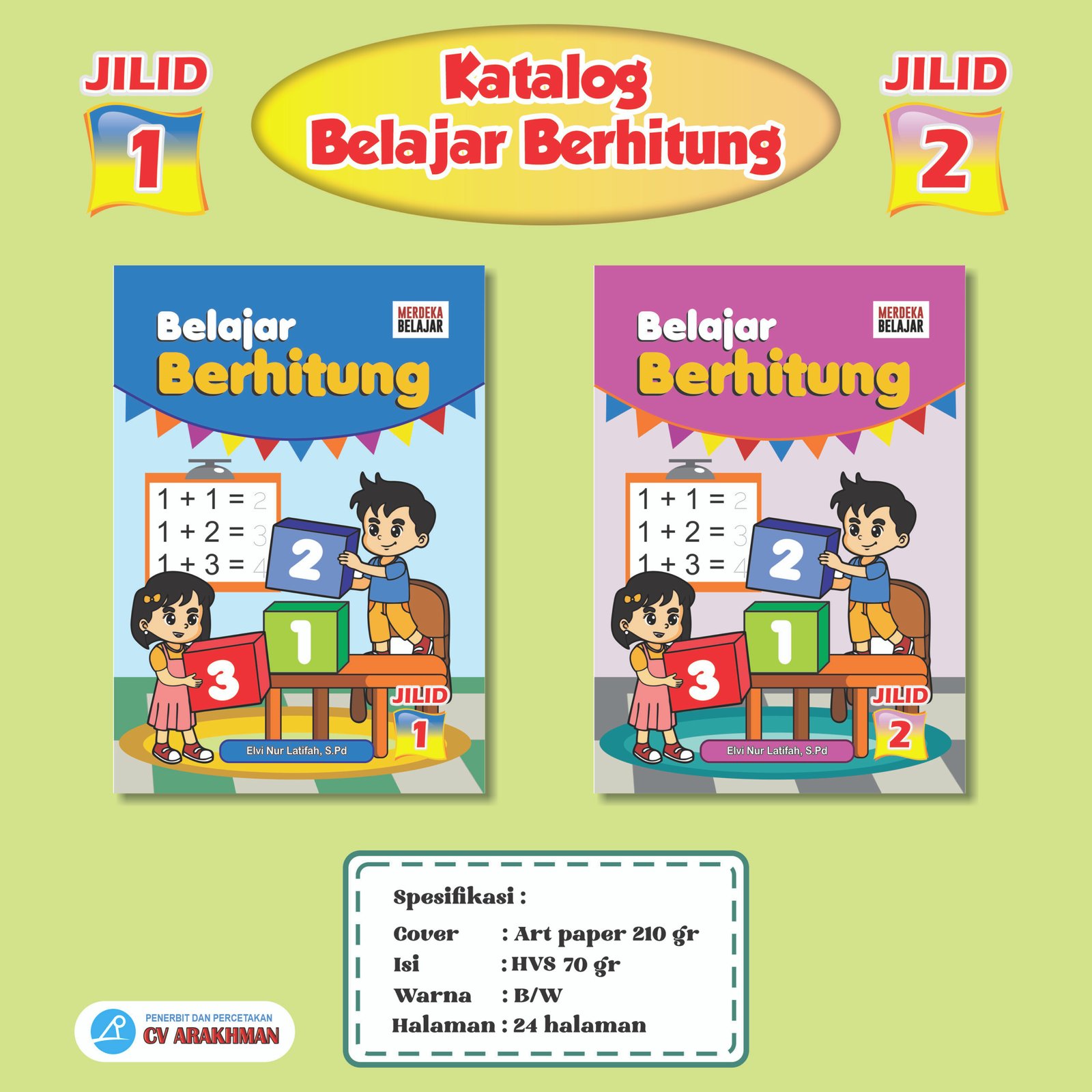 Buku Belajar Berhitung Anak TK